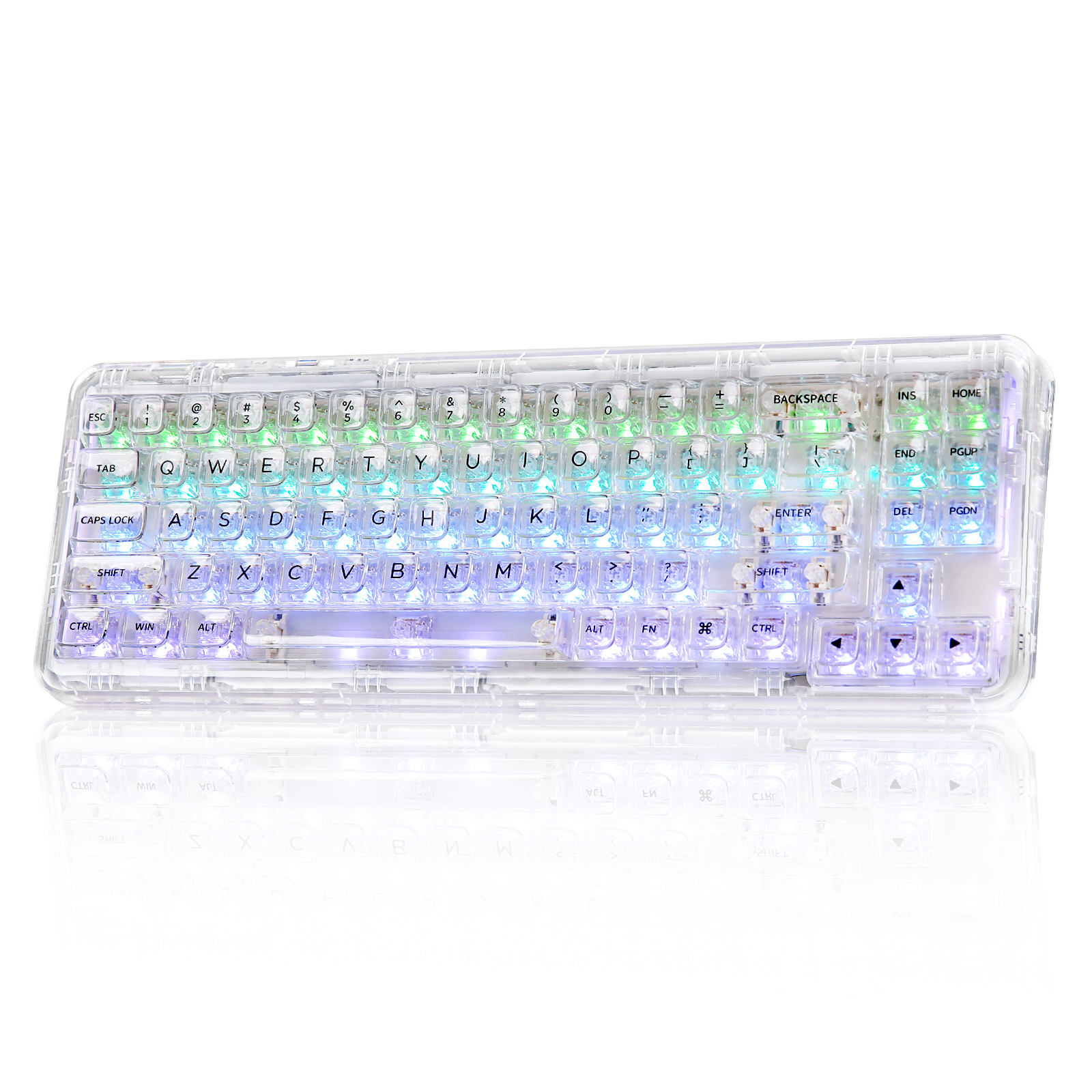YUNZII-Teclado mecânico sem fi - Holy Stone Drone Hs175 avaliação e preço