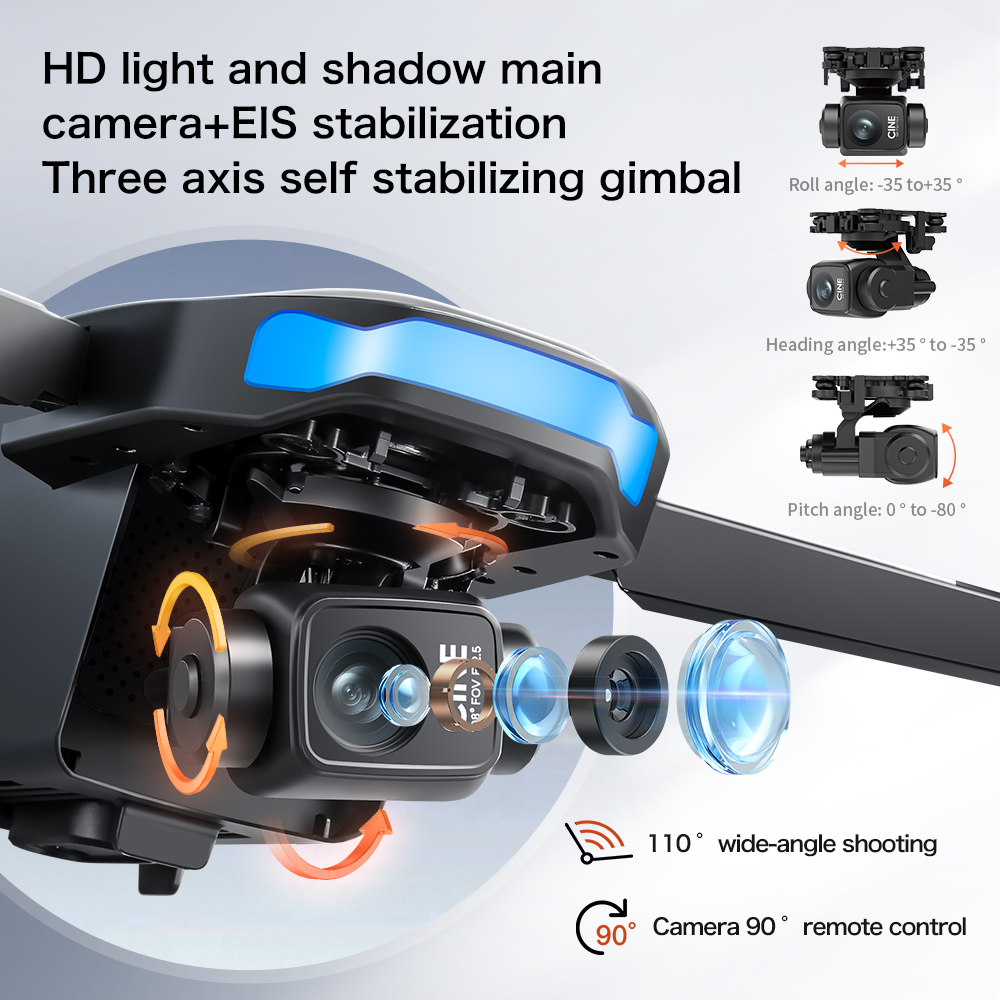Novo Drone S-X1 MAX GPS 8K Pro - Drone Kit Professional avaliação e preço