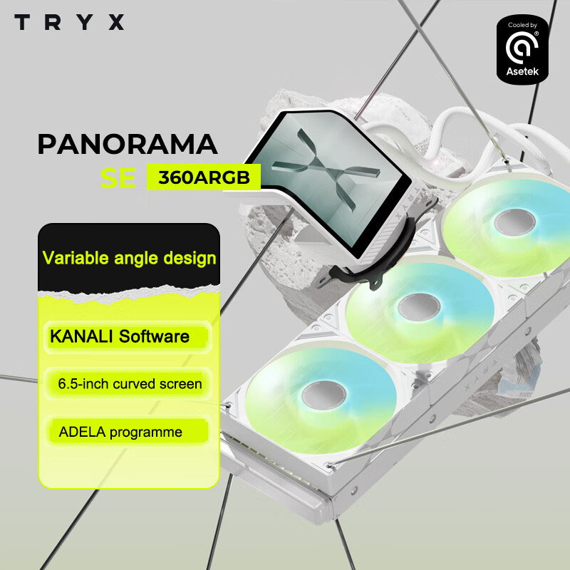 TRYX PANORAMA SE 360 ARGB CPU  - Holy Stone Drone Hs720 avaliação e preço